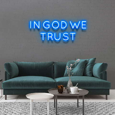 In God We Trust - Neonschild