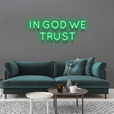 In God We Trust - Neonschild