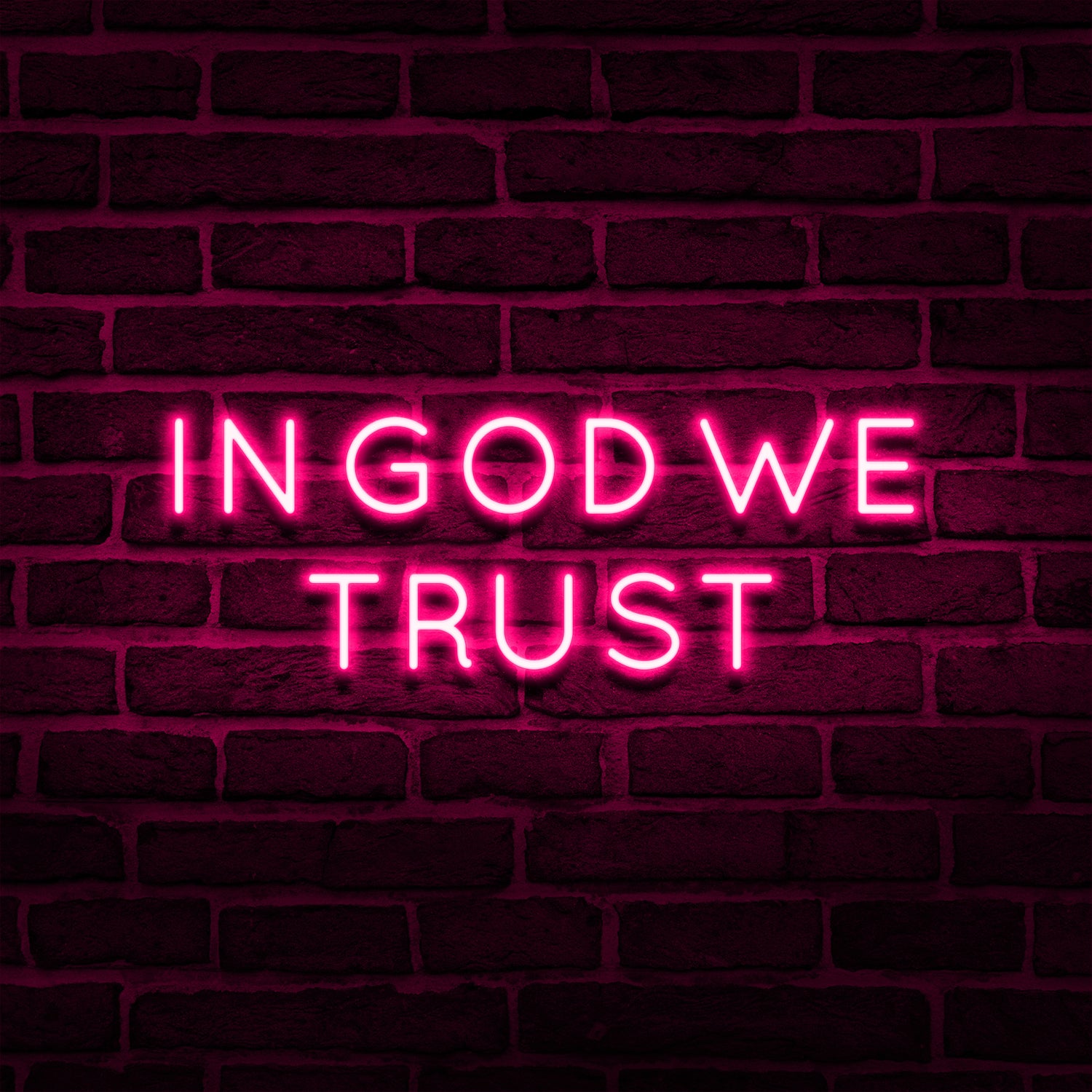 In God We Trust - Neonschild