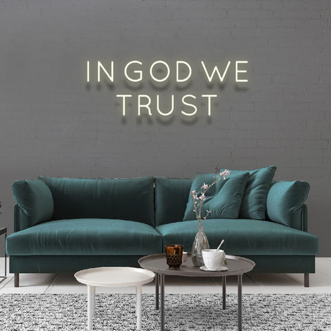 In God We Trust - Neonschild