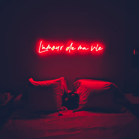 L'amour de ma vie - Neonschild